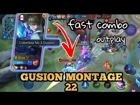 GUSION BLITZGESCHWINDIGKEIT ⚡ GUSION FASTHAND MONTAGE #22 | BESTE GUSION MONTAGE 2022 - MLBB