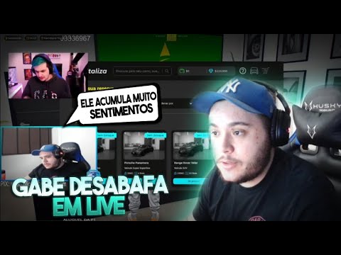 RC REAGINDO AO GABE DESABAFANDO EM LIVE