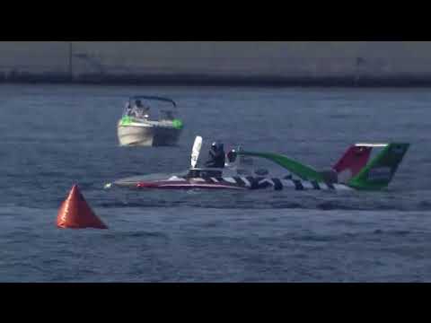 WATCH: Oberto Hydroplane flips at SeaFair