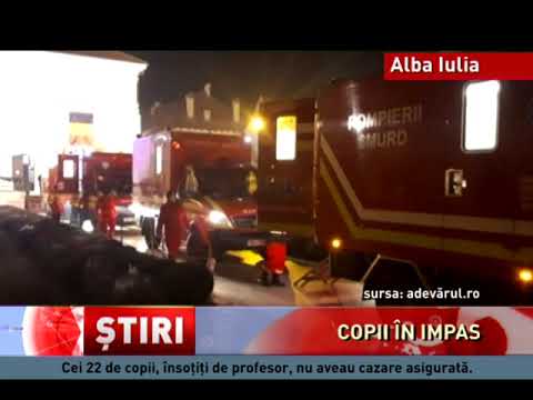 Un grup de elevi din județul Olt, fără cazare asigurată la Alba Iulia