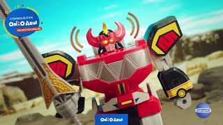 Video de Power Rangers Figura Megazord con Luz y Sonido
