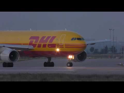 Der Tag beginnt Gelb - Teil 4   Rushhour am Flughafen Leipzig / Halle