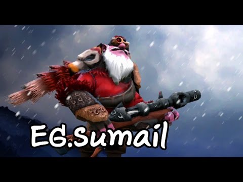 [Dota2] EG Sumail Pro Sniper Mid Ranked MMR Game