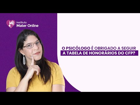 Vídeo: Tabela Honorários Psicologia 2026: perguntas e valores