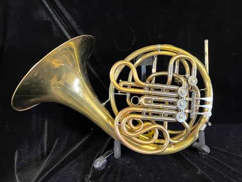 Beautiful Yamaha YHR862 Double Horn in Yellow Brass image 14