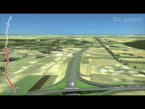 Wizualizacja S12 Dorohucza - Chełm (01/2021)