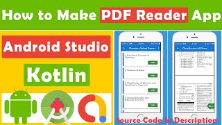 How to make Pdf Reader App | Show pdf file from storage | Android Studio | Kotlin