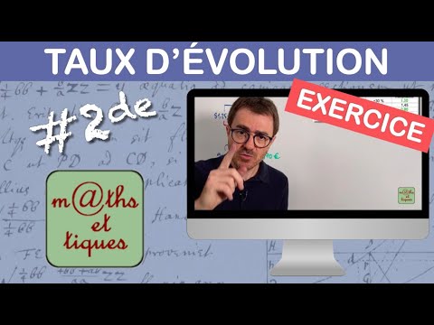 EXERCICE : Appliquer un taux d'évolution (coefficient multiplicateur) - Seconde