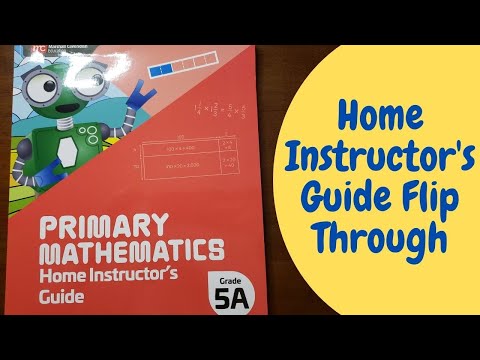 Primary Mathematics 2022 Home Instructor Guide Flip Through
