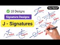 ✅ J Signature Style | Signature Style Of My Name | J Signature Design #design