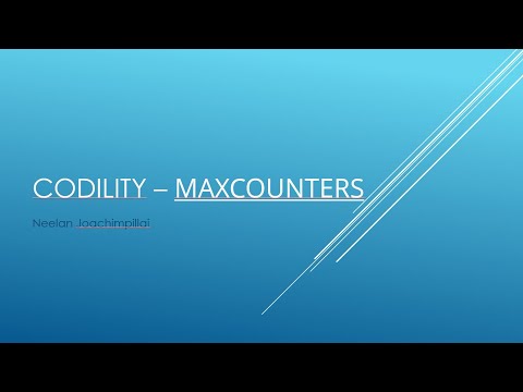 Codility Maxcounters Javascript Part 12