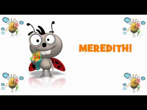 ¡FELICIDADES MEREDITH!