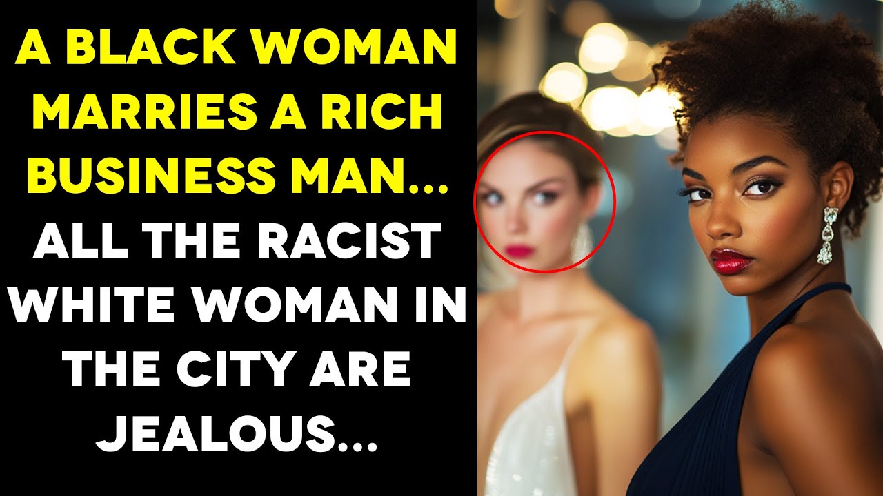 A Black Woman Marries A Rich Man, All The White Woman Are Jealous