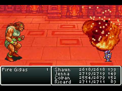Final Fantasy I & II: Dawn of Souls - Mysidian Tower - Fire Gigas