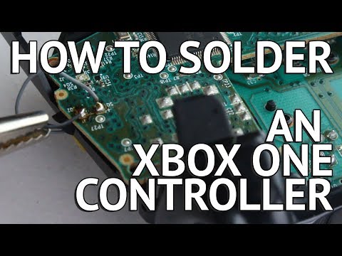 How to Solder Xbox One Controllers, Consoles, Rumble Motors, Buttons, etc.