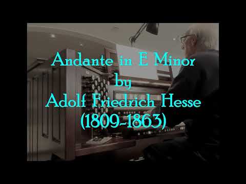 Andante in E Minor by Adolf Friedrich Hesse (1809-1863)