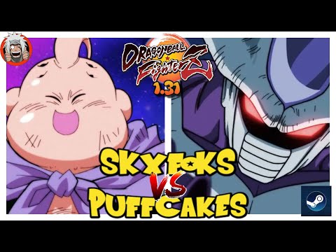 DBFZ skxfoks vs PuffCakes (Gotenks vs MajinBuu, Krillin) Vs (VegetaSSB, Cooler, A21)