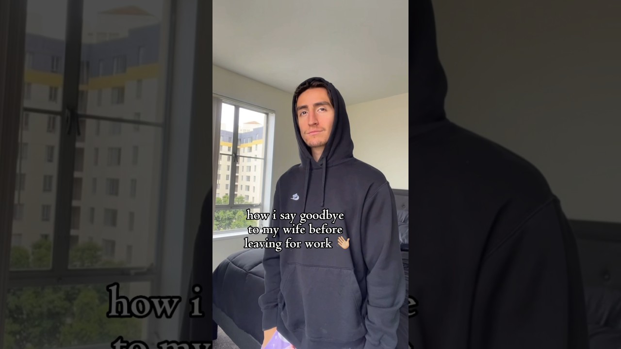 how i say goodbye to my wife #shorts