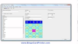 Spring Bingo Cards - How to create printable Spring bingo cards using BingoCardPrinter.com
