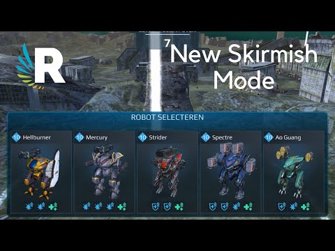 War Robots: New Skirmish Mode - Gameplay with Ao Guang, Mercury, Spectre,... [1.8 Million Damage]