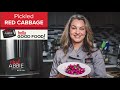 Seriously EASY Pickled Red Cabbage - At Home Pickling