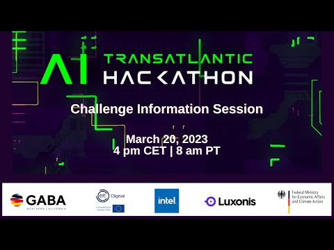 Smart Industry DeepHack • Challenge Information Webinar, March 20, 2023 • Transatlantic AI Hackathon