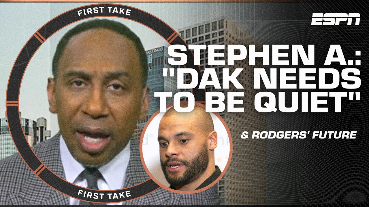 The Cowboys' success is OUT OF DAK'S HANDS + Aaron Rodgers' fit with Steelers vs. Jets | First Take