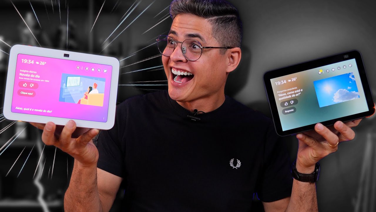 Miniatura da avaliação em vídeo de Amazon Echo Show 8 3ª Geração Branco