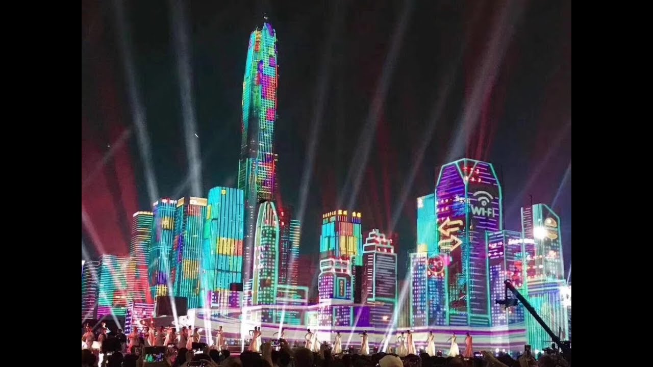 【中国 深セン】深圳 プロジェクションマッピングがすごい