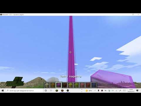 Come cambiare colore ad un beacon faro su minecraft-ita