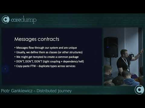 CoreDump Kraków, 26-27 listopada 2018. Piotr Gankiewicz: "Distributed journey"