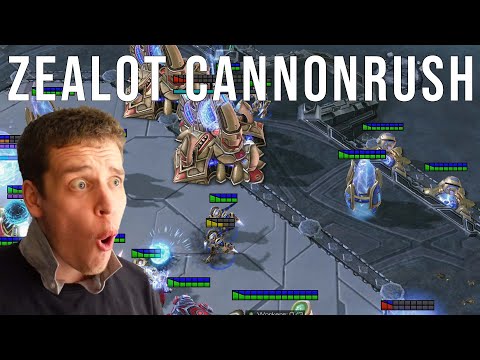 The ZEALOT CANNON Proxy RUSH Does it AGAIN?! | Cheesiest MAN ALIVE