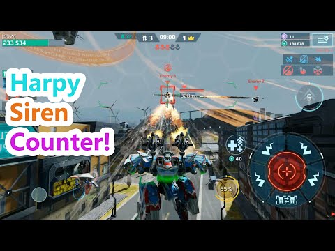 You Can Counter Harpy Siren Using Fafnir Scorcher #warrobots  #warrobotsindonesia