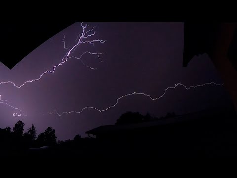 Jāņu nakts negaiss 24.06.2021. || Midsummer night thunderstorm 24.06.2021.