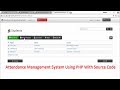 Attendance Management System Using PHP With Source Code Attendance Management System Using PHP With Source Code