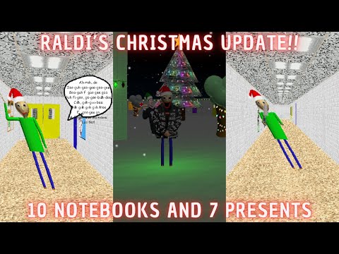 It Took Me So Long XD - Raldi's Crackhouse Christmas Update!! - Baldi's Basics Mod