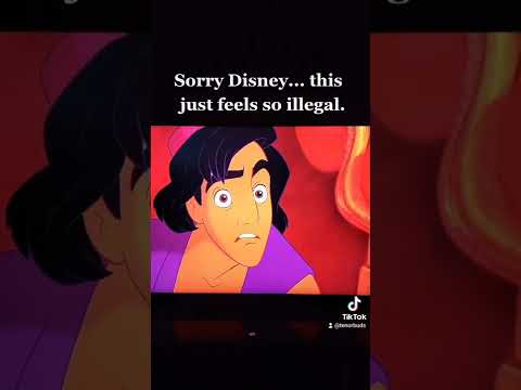 How Did Disney Get Away With This In Aladdin? 😳 #shorts #disney #aladdin #disneymovie #disneyplus