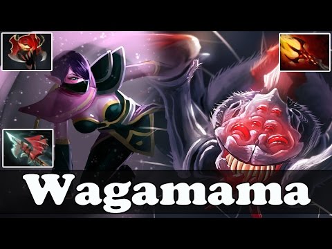 Wagamama 8100 MMR Plays Templar Assassin and Broodmother - Dota 2