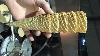 full automatic  waffle cone production line| ice cream cone making machine