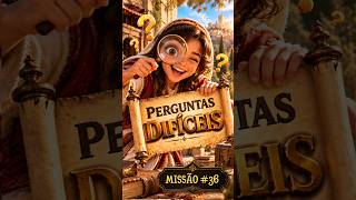 🔥 3 PERGUNTAS BÍBLICAS DIFÍCEIS! Você consegue 3/3? 😱 | Missão #36