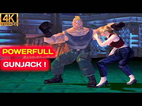 GUNJACK HARD MODE GAMEPLAY #tekken3