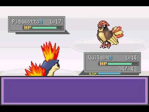 Pokemon Liquid Crystal vs Leader Falkner