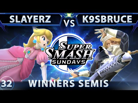 SSS 32 - Slayerz (Peach) Vs. K9sbruce (Sheik) Smash 4 - Winners Semis - Sm4sh WiiU
