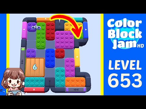 Color Block Jam Level 653 Solution Walkthrough