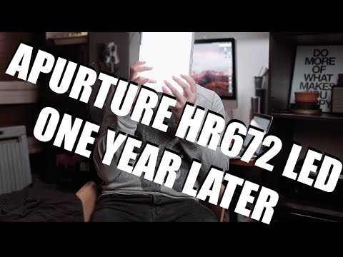 APUTURE amaran HR 672 LED lights, one year after