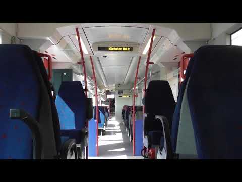 Mitfahrt im Stadler Regio Shuttle der Erfurter Bahn auf der Linie EB 50 von Schweinfurt Stadt bis Hb