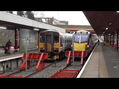 Bradford Interchange Railway Station - Monday 26th January 2015 Video