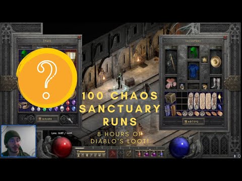 100 Chaos Sanctuary Runs Loot Review | D2R Hardcore