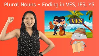 Plural Nouns - Ending in VES, IES, YS - Language Skills for Kids!
