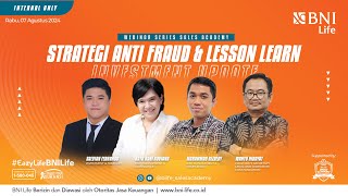 Thumbnail #WEBINAR : STRATEGI ANTI FRAUD & LESSON LEARN DAN INVESTMENT UPDATE